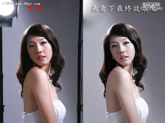 PhotoShop手工磨皮給美女磨出完美皮膚 三聯