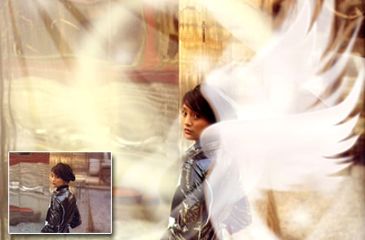 PhotoShop為美女照片打造夢幻天使效果教程 三聯教程