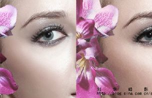 PhotoShop對妝容人像後期皮膚質感修復方法教程 三聯