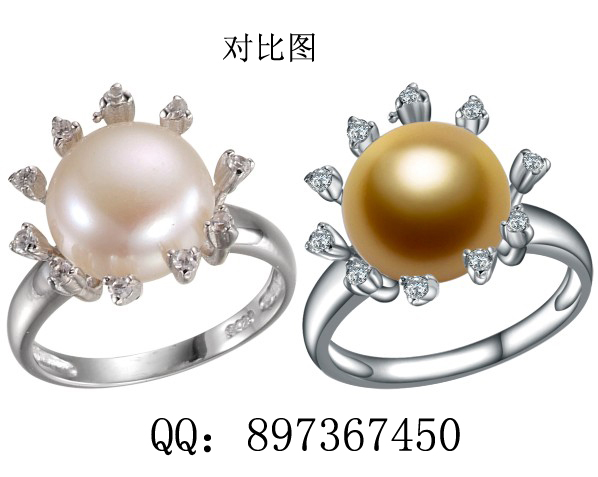 PhotoShop珠寶首飾珍珠戒指商品後期PS修圖教程 三聯