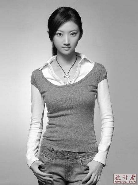 Photoshop給黑白美女照片上色 三聯