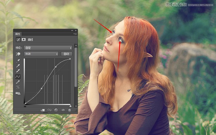 Photoshop調出外景人像甜美的小清新色調,PS教程,思緣教程網