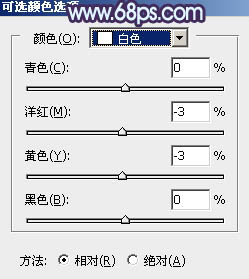 Photoshop將草地人物圖片調制出柔美的夢幻暗調藍黃色