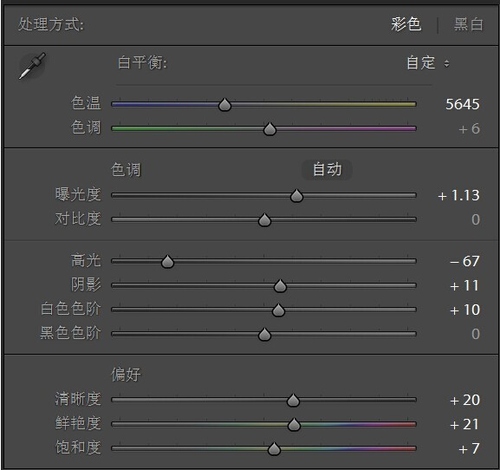 欠曝照片的調整以及調亮皮膚示例