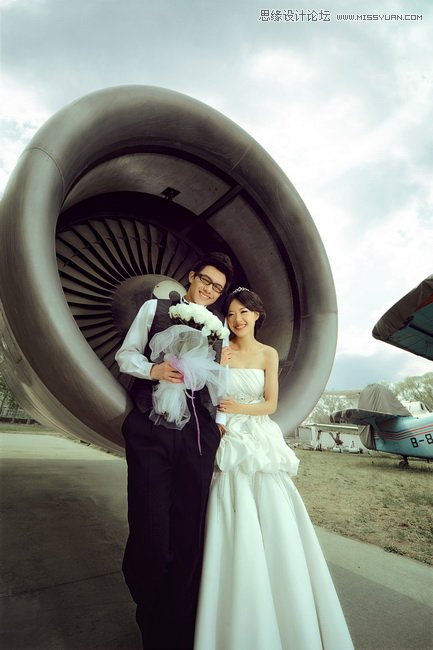 Photoshop調出婚紗照片夢幻雪景效果,PS教程,思緣教程網