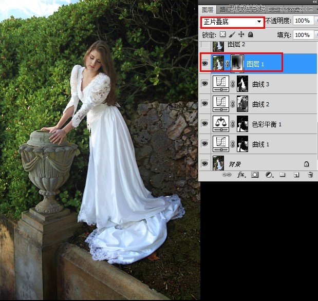 Photoshop調出新娘照片唯美的柔色效果,PS教程,思緣教程網