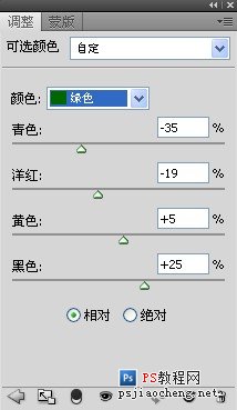 PS調出淡綠色意境美女教程