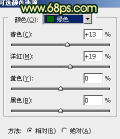 PS圖片處理:樹林人物照片潤色美化教程