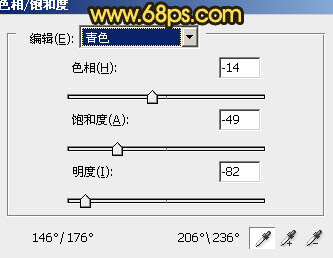 PS青綠色天空下的金黃草地人物照片