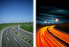 Photoshop給公路圖片加夜景燈光效果 三聯