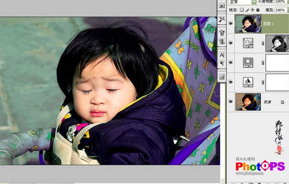 Photoshop調出可愛寶寶照片亮麗的色彩