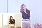 Photoshop給美女照片加上韓系淡紫色 三聯