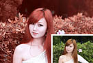 Photoshop給美女照片加上純美的橙紅色教程 三聯教程