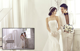 PhotoShop調出優雅韓式風格婚紗照片效果教程 三聯教程