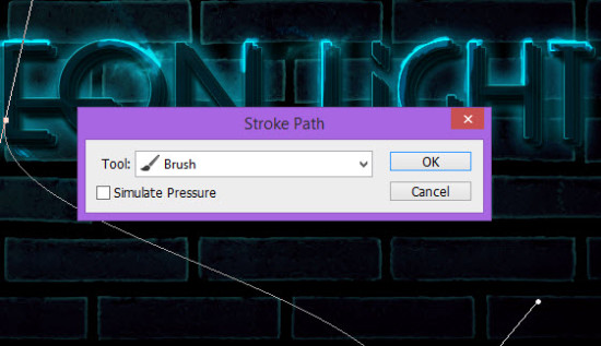 5 sroke 550x317 Create Unique Neon Text Effect in Photoshop