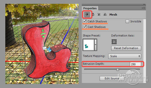 Photoshop CS6教程：用PS打造秋天3D