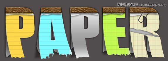 ps文字教程_利用Photoshop設計貼紙效果的創意藝術字教程