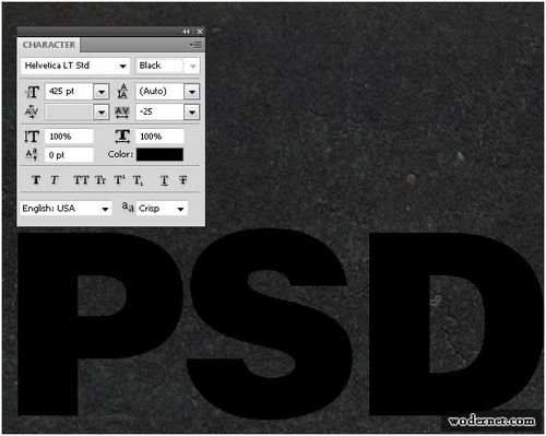 PS教程：Photoshop制作爆裂熔巖文字特效