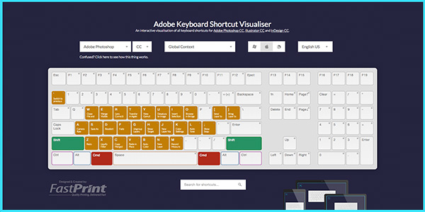 超實用的PS+AI+ID快捷鍵速查網站 三聯
