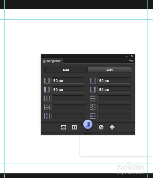 Photoshop安裝guidegui輔助線擴展面板插件圖文教程