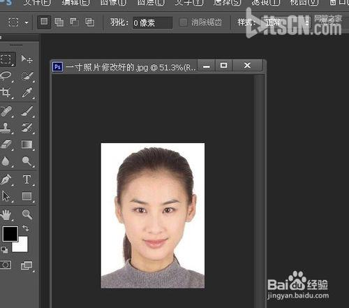 用photoshop將一張一寸照片制作成一版8張並打印方法圖解 三聯