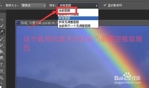 photoshop吸管工具屬性欄的設置技巧(詳細圖解)