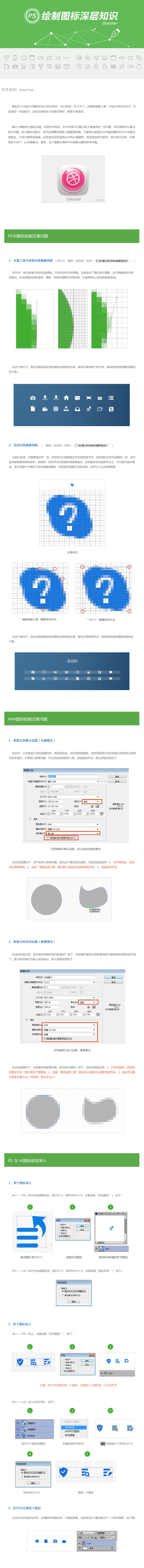 PS 繪制圖標深層知識 三聯