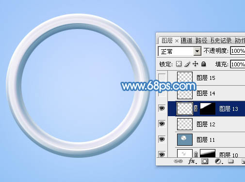 制作可愛藍色放大鏡圖片的PS教程