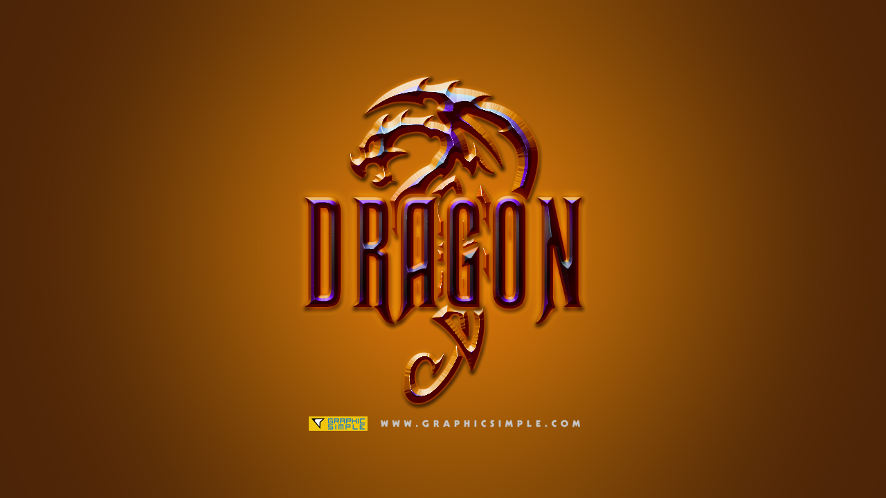 preview3 在Photoshop中設計超酷的龍形游戲logo
