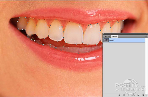 翻譯教程：Photoshop打造潔白無瑕的牙齒
