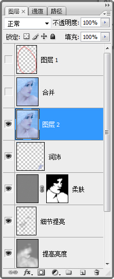 Adobe Photoshop肖像修飾技巧之高調人像(中) 