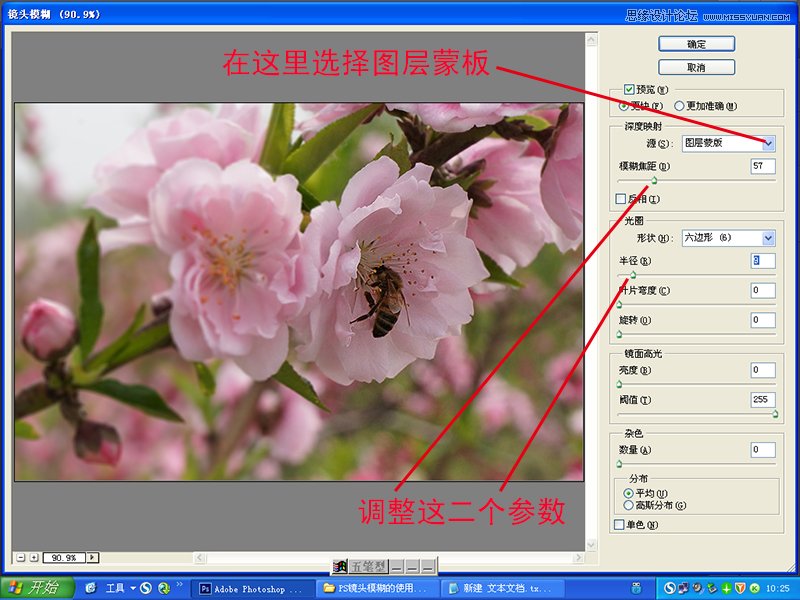 Photoshop詳細解析鏡頭模糊的使用方法,PS教程,思緣教程網