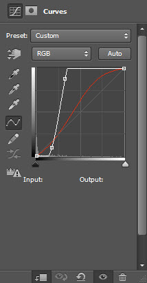 1 curves Create Unleash the Dark Power Surreal Scene in Photoshop