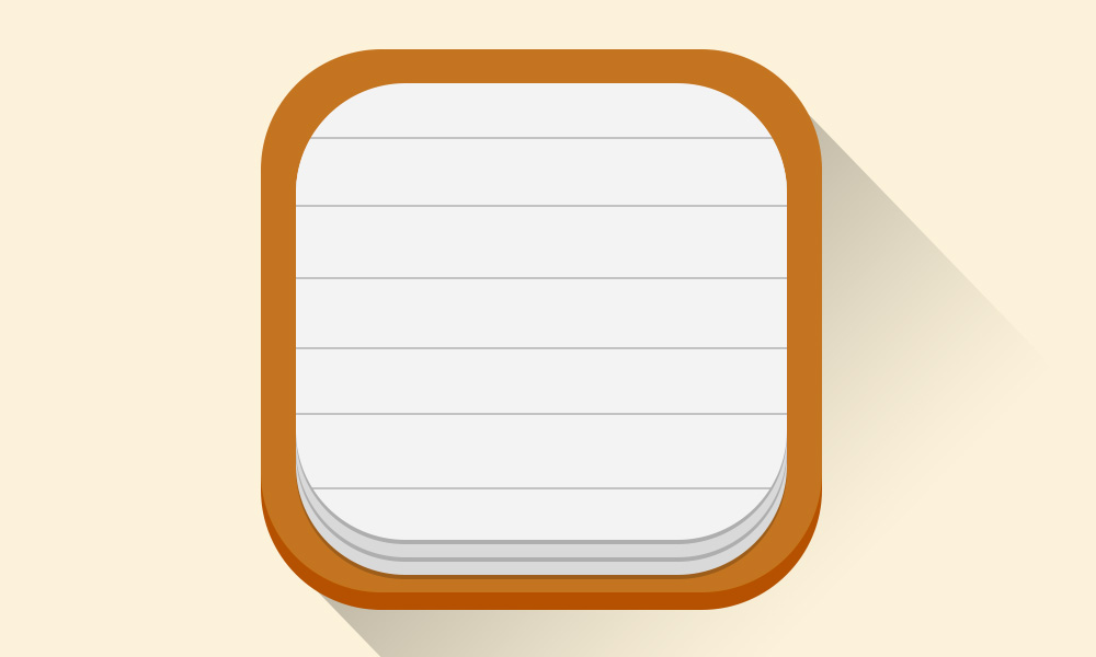 ios7 flat icon PS tutorial