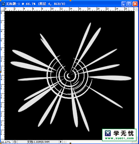 重復濾鏡極坐標