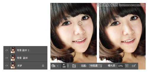 Photoshop中的液化命令為美女人物瘦臉,PS教程,思緣教程網