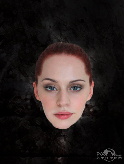 PS教程：用冰火紋理打造超現實抽象人臉