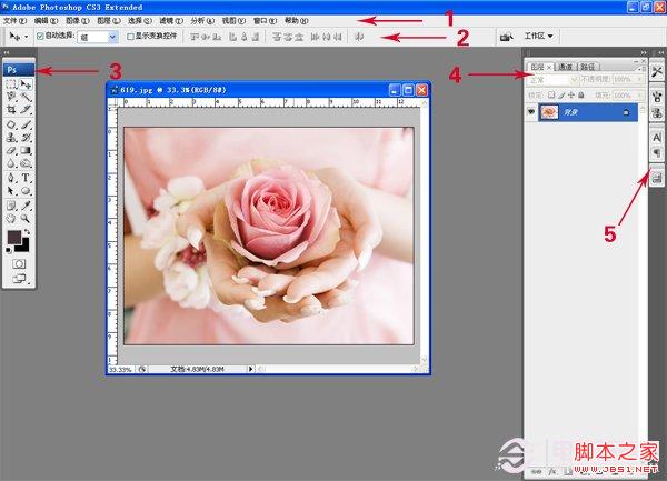 PS基礎入門教程 Photoshop 界面詳細解析