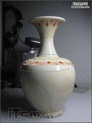 Photoshop為陶瓷花瓶添加精美的圖案