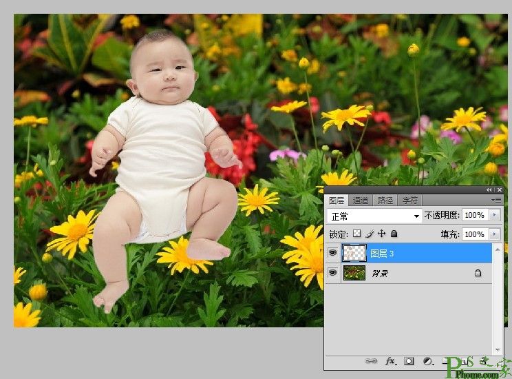 用Photoshop制作寶寶飛翔動態圖教程圖-1