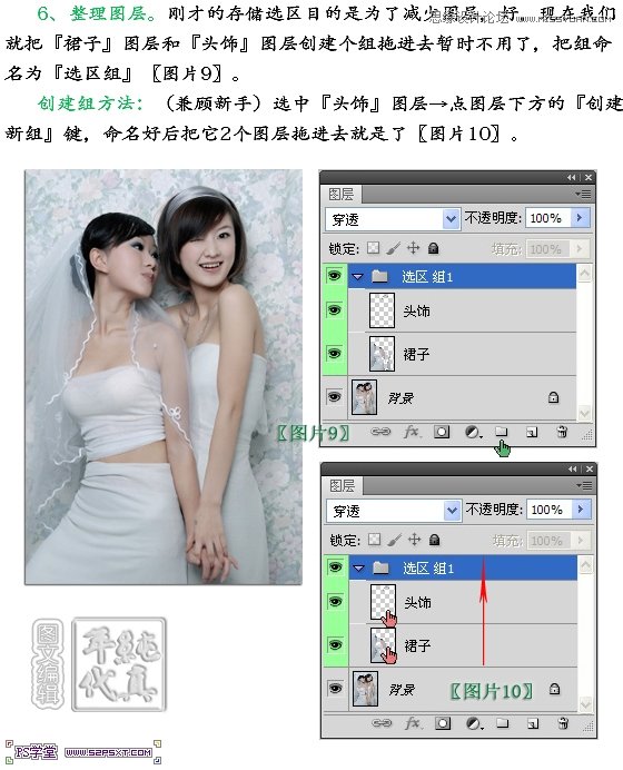 Photoshop制作姐妹花眨眼睛動畫教程,三聯