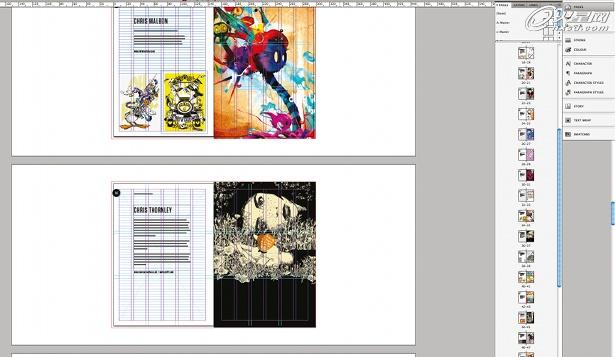 PS和Indesign設計宣傳畫冊 三聯網 Indesign教程