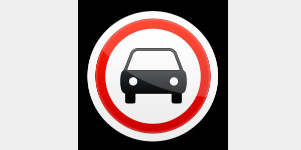 Creating a traffic sign icon in Photoshop