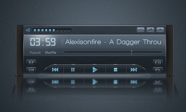 Design an Amazing Media Player Using Photoshop