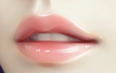 巧用Photoshop繪制光澤動人的美女嘴唇效果 三聯