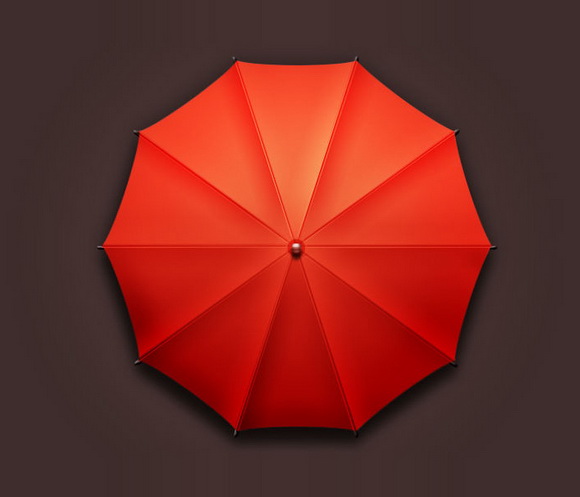 在Photoshop中創建精致的小紅傘 三聯