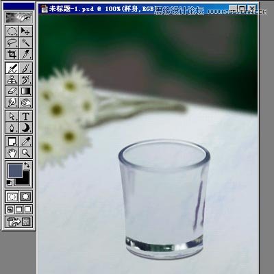 Photoshop繪制溫馨的玻璃杯和燭光特效,PS教程,思緣教程網