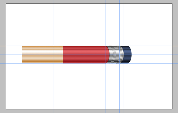 Photoshop教程：繪制一個超級閃亮的鉛筆圖標