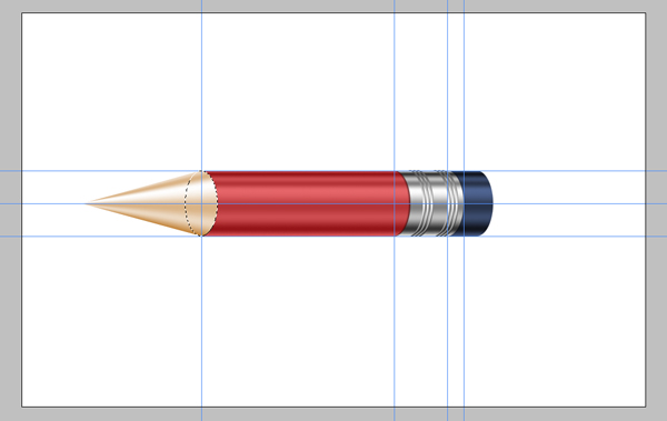 Photoshop教程：繪制一個超級閃亮的鉛筆圖標