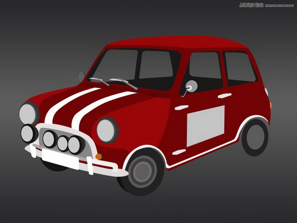 Photoshop簡單的繪制逼真的小汽車